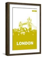 London Poster-NaxArt-Framed Art Print