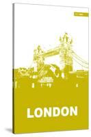 London Poster-NaxArt-Stretched Canvas