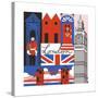 London Print-Julie Goonan-Stretched Canvas