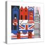 London Print-Julie Goonan-Stretched Canvas