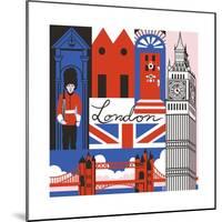 London Print-Julie Goonan-Mounted Giclee Print