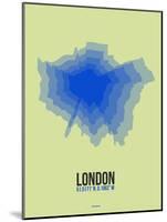 London Radiant Map 4-NaxArt-Mounted Art Print