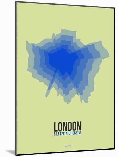 London Radiant Map 4-NaxArt-Mounted Art Print