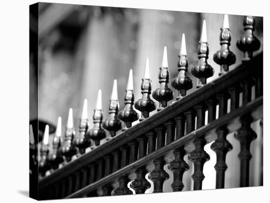 London Railings III-Joseph Eta-Stretched Canvas