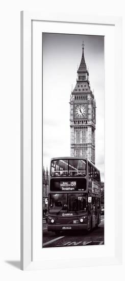 London Red Bus and Big Ben - City of London - UK - England - Photography Door Poster-Philippe Hugonnard-Framed Photographic Print