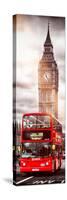 London Red Bus and Big Ben - City of London - UK - England - Photography Door Poster-Philippe Hugonnard-Stretched Canvas