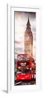 London Red Bus and Big Ben - City of London - UK - England - Photography Door Poster-Philippe Hugonnard-Framed Photographic Print