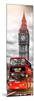 London Red Bus and Big Ben - City of London - UK - England - Photography Door Poster-Philippe Hugonnard-Mounted Photographic Print