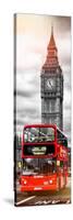 London Red Bus and Big Ben - City of London - UK - England - Photography Door Poster-Philippe Hugonnard-Stretched Canvas