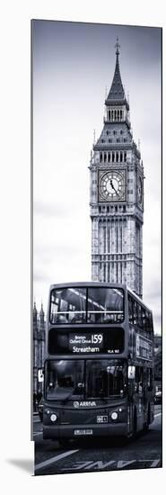 London Red Bus and Big Ben - City of London - UK - England - Photography Door Poster-Philippe Hugonnard-Mounted Photographic Print
