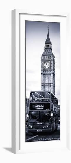 London Red Bus and Big Ben - City of London - UK - England - Photography Door Poster-Philippe Hugonnard-Framed Photographic Print