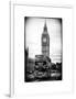 London Red Bus and Big Ben - City of London - UK - England - United Kingdom - Europe-Philippe Hugonnard-Framed Photographic Print