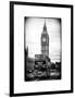 London Red Bus and Big Ben - City of London - UK - England - United Kingdom - Europe-Philippe Hugonnard-Framed Photographic Print