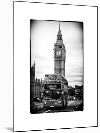 London Red Bus and Big Ben - City of London - UK - England - United Kingdom - Europe-Philippe Hugonnard-Mounted Photographic Print