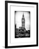 London Red Bus and Big Ben - City of London - UK - England - United Kingdom - Europe-Philippe Hugonnard-Framed Photographic Print