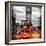 London Red Bus and Big Ben - City of London - UK - England - United Kingdom - Europe-Philippe Hugonnard-Framed Photographic Print