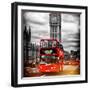 London Red Bus and Big Ben - City of London - UK - England - United Kingdom - Europe-Philippe Hugonnard-Framed Photographic Print