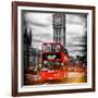 London Red Bus and Big Ben - City of London - UK - England - United Kingdom - Europe-Philippe Hugonnard-Framed Photographic Print