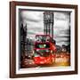 London Red Bus and Big Ben - City of London - UK - England - United Kingdom - Europe-Philippe Hugonnard-Framed Photographic Print