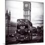 London Red Bus and Big Ben - City of London - UK - England - United Kingdom - Europe-Philippe Hugonnard-Mounted Photographic Print