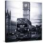 London Red Bus and Big Ben - City of London - UK - England - United Kingdom - Europe-Philippe Hugonnard-Stretched Canvas