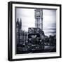 London Red Bus and Big Ben - City of London - UK - England - United Kingdom - Europe-Philippe Hugonnard-Framed Photographic Print