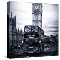 London Red Bus and Big Ben - City of London - UK - England - United Kingdom - Europe-Philippe Hugonnard-Stretched Canvas