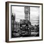 London Red Bus and Big Ben - City of London - UK - England - United Kingdom - Europe-Philippe Hugonnard-Framed Photographic Print