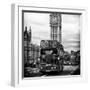 London Red Bus and Big Ben - City of London - UK - England - United Kingdom - Europe-Philippe Hugonnard-Framed Photographic Print