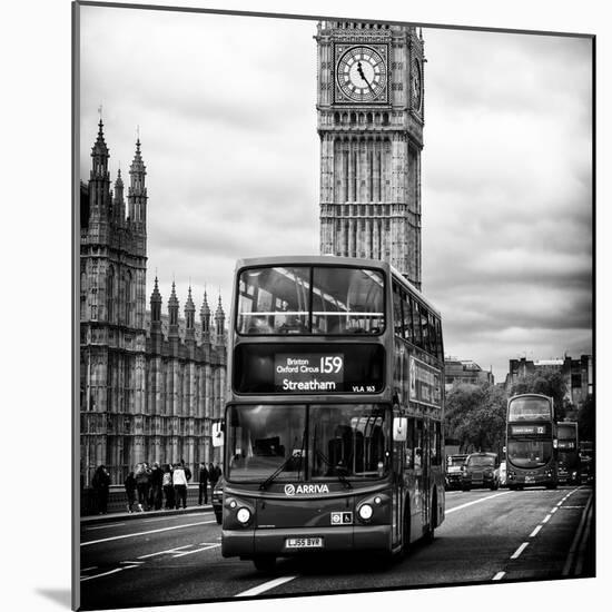 London Red Bus and Big Ben - City of London - UK - England - United Kingdom - Europe-Philippe Hugonnard-Mounted Photographic Print