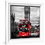 London Red Bus and Big Ben - City of London - UK - England - United Kingdom - Europe-Philippe Hugonnard-Framed Photographic Print