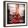 London Red Bus and Big Ben - City of London - UK - England - United Kingdom - Europe-Philippe Hugonnard-Framed Photographic Print