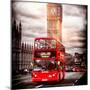 London Red Bus and Big Ben - City of London - UK - England - United Kingdom - Europe-Philippe Hugonnard-Mounted Photographic Print