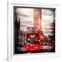 London Red Bus and Big Ben - City of London - UK - England - United Kingdom - Europe-Philippe Hugonnard-Framed Photographic Print