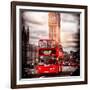 London Red Bus and Big Ben - City of London - UK - England - United Kingdom - Europe-Philippe Hugonnard-Framed Photographic Print