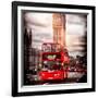 London Red Bus and Big Ben - City of London - UK - England - United Kingdom - Europe-Philippe Hugonnard-Framed Photographic Print