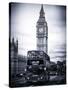 London Red Bus and Big Ben - City of London - UK - England - United Kingdom - Europe-Philippe Hugonnard-Stretched Canvas