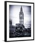 London Red Bus and Big Ben - City of London - UK - England - United Kingdom - Europe-Philippe Hugonnard-Framed Photographic Print