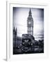 London Red Bus and Big Ben - City of London - UK - England - United Kingdom - Europe-Philippe Hugonnard-Framed Photographic Print