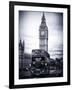 London Red Bus and Big Ben - City of London - UK - England - United Kingdom - Europe-Philippe Hugonnard-Framed Photographic Print