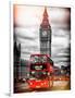 London Red Bus and Big Ben - City of London - UK - England - United Kingdom - Europe-Philippe Hugonnard-Framed Photographic Print