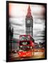 London Red Bus and Big Ben - City of London - UK - England - United Kingdom - Europe-Philippe Hugonnard-Framed Photographic Print