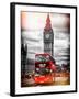 London Red Bus and Big Ben - City of London - UK - England - United Kingdom - Europe-Philippe Hugonnard-Framed Photographic Print