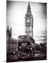 London Red Bus and Big Ben - City of London - UK - England - United Kingdom - Europe-Philippe Hugonnard-Mounted Photographic Print