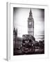 London Red Bus and Big Ben - City of London - UK - England - United Kingdom - Europe-Philippe Hugonnard-Framed Photographic Print