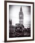 London Red Bus and Big Ben - City of London - UK - England - United Kingdom - Europe-Philippe Hugonnard-Framed Photographic Print