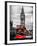 London Red Bus and Big Ben - City of London - UK - England - United Kingdom - Europe-Philippe Hugonnard-Framed Photographic Print