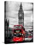 London Red Bus and Big Ben - City of London - UK - England - United Kingdom - Europe-Philippe Hugonnard-Stretched Canvas