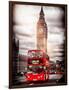 London Red Bus and Big Ben - City of London - UK - England - United Kingdom - Europe-Philippe Hugonnard-Framed Photographic Print