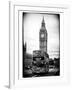 London Red Bus and Big Ben - City of London - UK - England - United Kingdom - Europe-Philippe Hugonnard-Framed Photographic Print